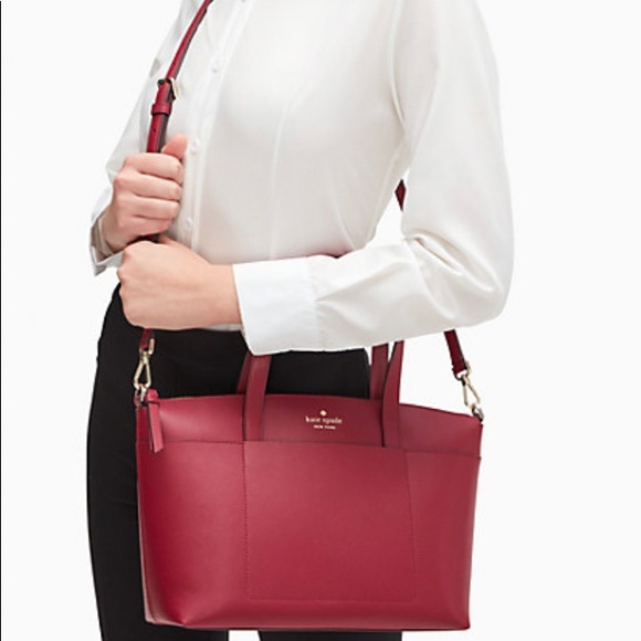 Authentic Kate Spade leather satchel/zip Crosby🌹 - Picture 4 of 12